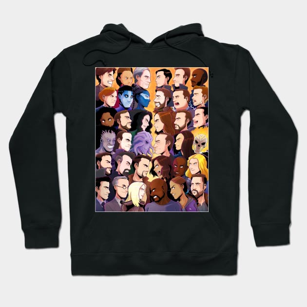 Face Off - Agents of SHIELD Hoodie by PageBranson